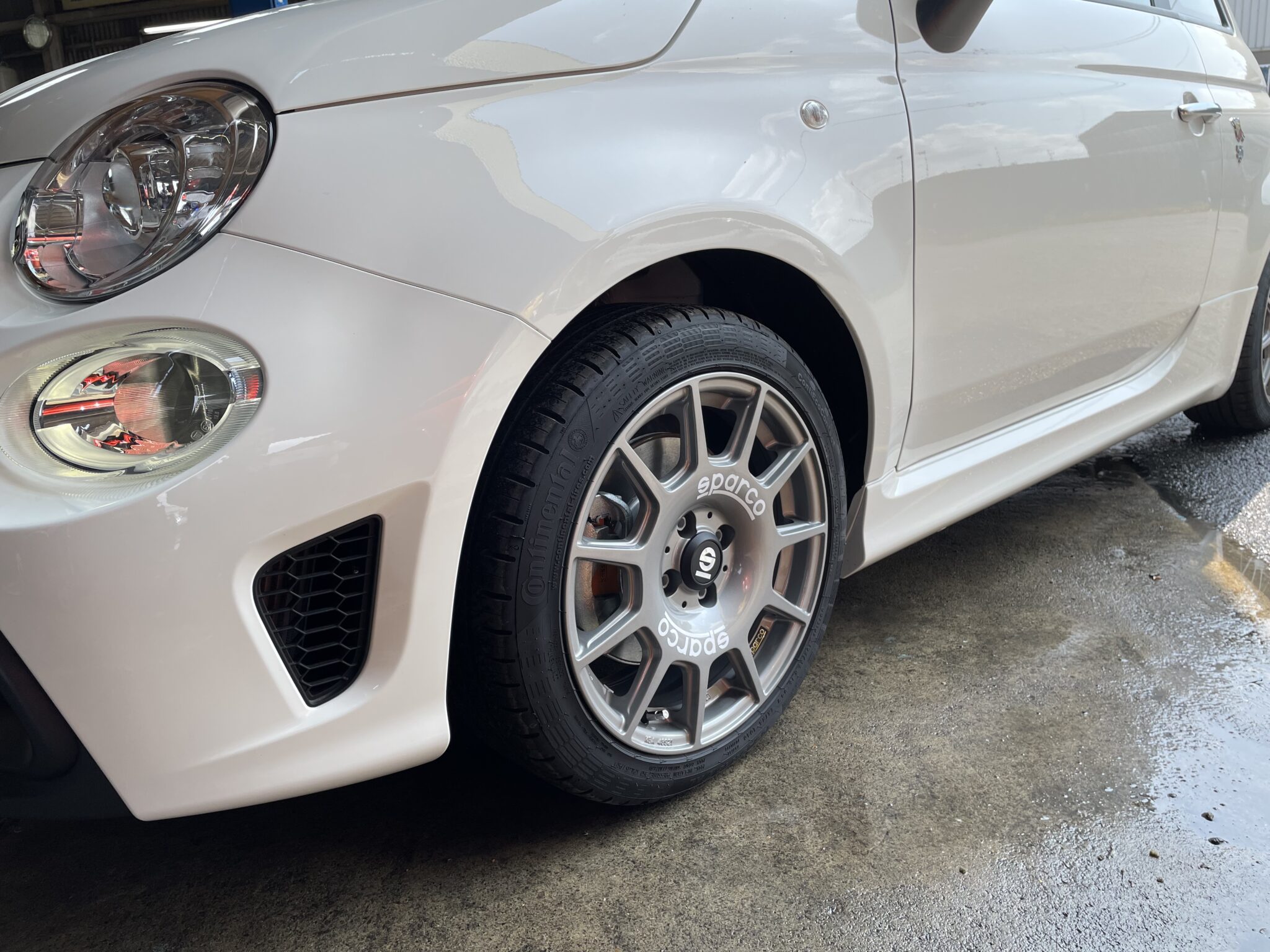 人気ブラドン スパルコ テラ PCD98 アバルト500/595 タイヤ/ホイール