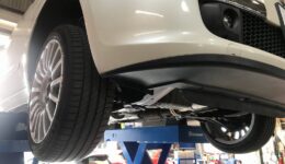 FIAT500はエキゾースト排気漏れ修理