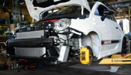 アバルト595 フライホイール交換